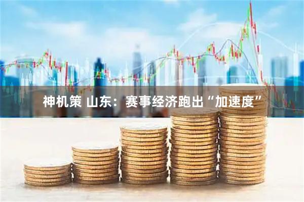 神机策 山东：赛事经济跑出“加速度”